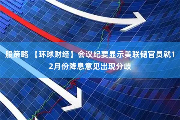 股策略 【环球财经】会议纪要显示美联储官员就12月份降息意见出现分歧